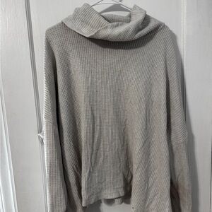 Old Navy Heather Gray Turtleneck Sweater